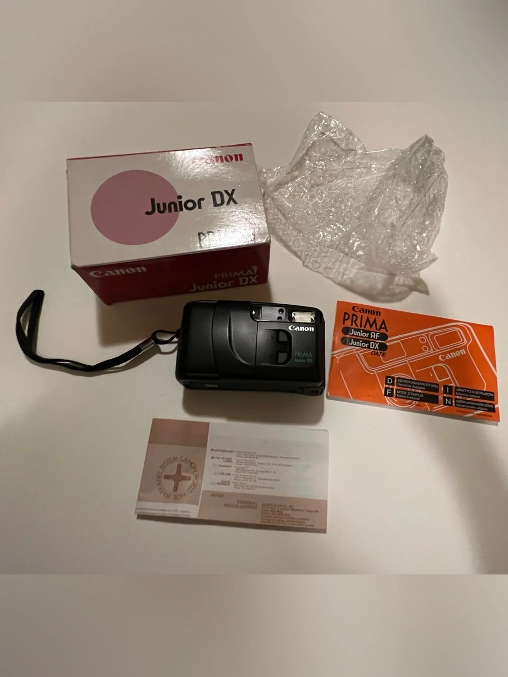 VINTAGE CANON PRIMA JUNIOR DX CAMERA.